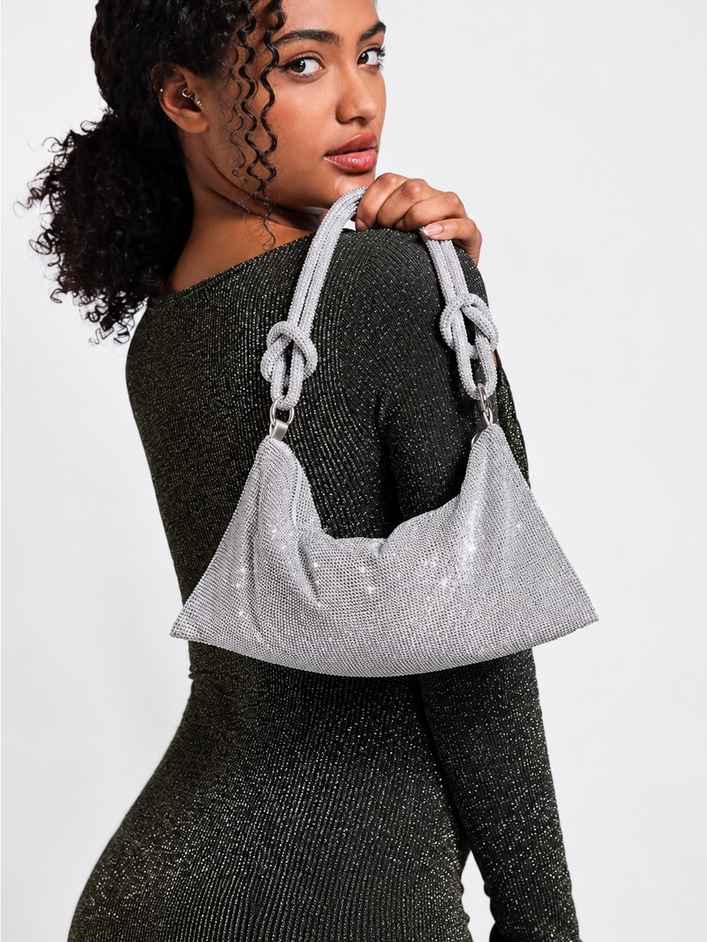 TOPALL Rhinestone Bag
